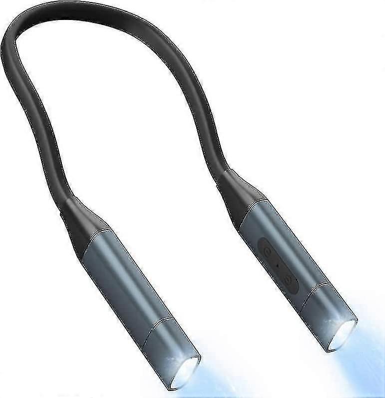 Led Reading Lamp,usb Rechargeable,3 Brightness,360 Flexible Book Light(grey) High Quality