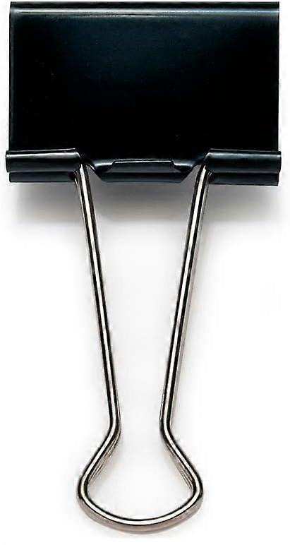 Vikbara clips, svart, 10-pack