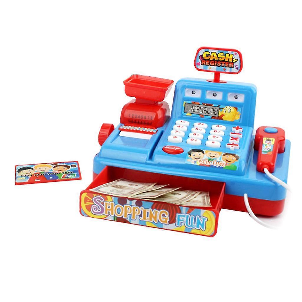 Realistic Cash Register Toy Set Children's Funny Improve Intelligence