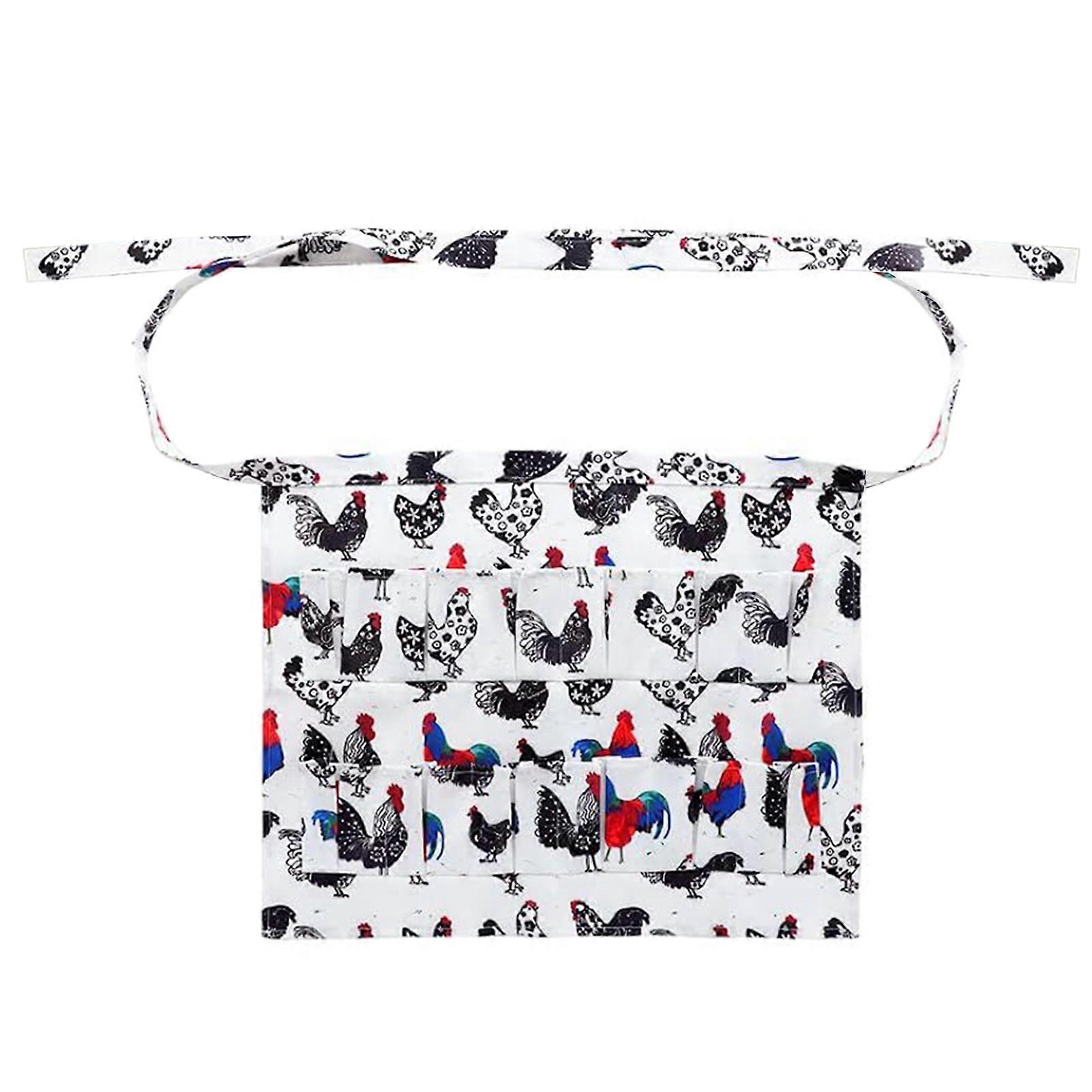 Egg Apron And Basket for Kids Canvas Lightweight Breathable Chicken Apron Comfortable Farm Apron Gift for Poultry Enthusiasts