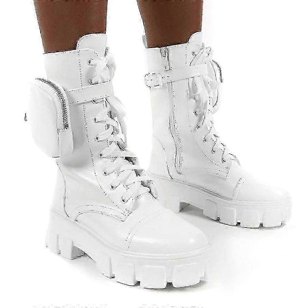 Platforma Platform Boots Plus Size Dámské boty