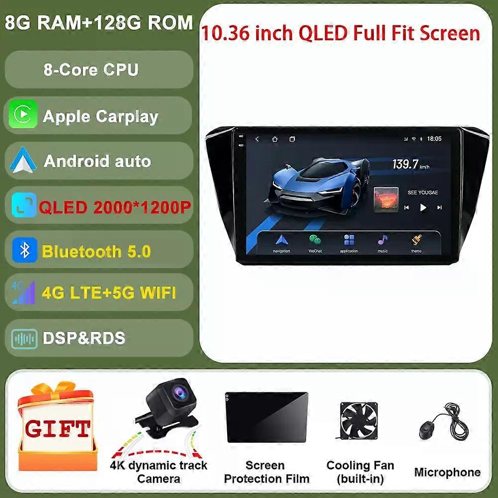 For Skoda Superb 2016 - 2019 Car Radio Multimedia Video Player Gps Navigation Android Auto Stereo Carplay Touch Screen Head Unit