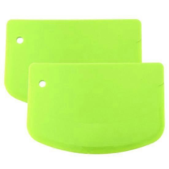 2Pcs Dough Cutter Set Bread Tools for Baking Semi-Circular Shape Dough Scraper with Ergonomic Design