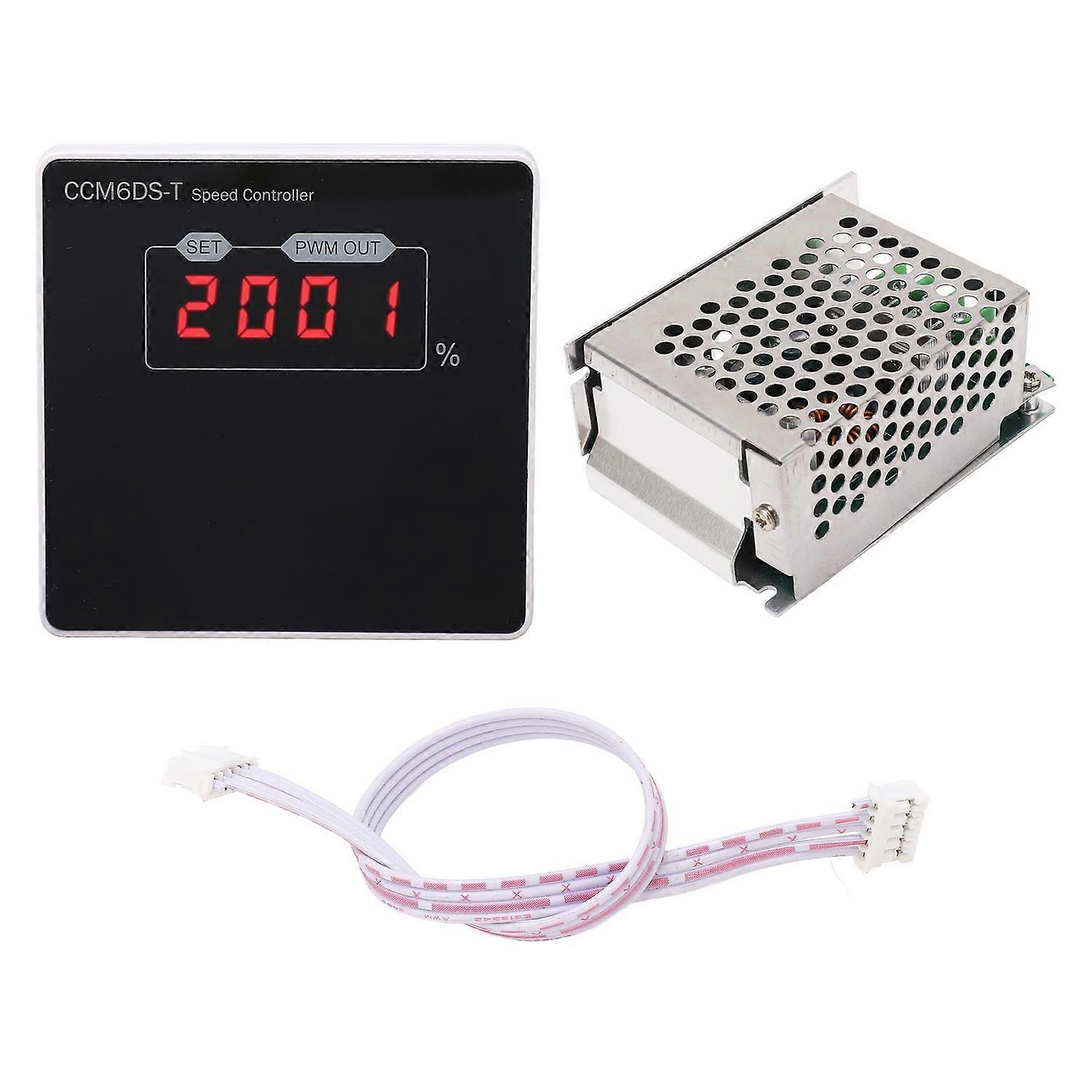 DC Motor Speed Regulator 5V 6V 12V 24V Touching Panel 5A Digital Electronic Fan Speed Controller 