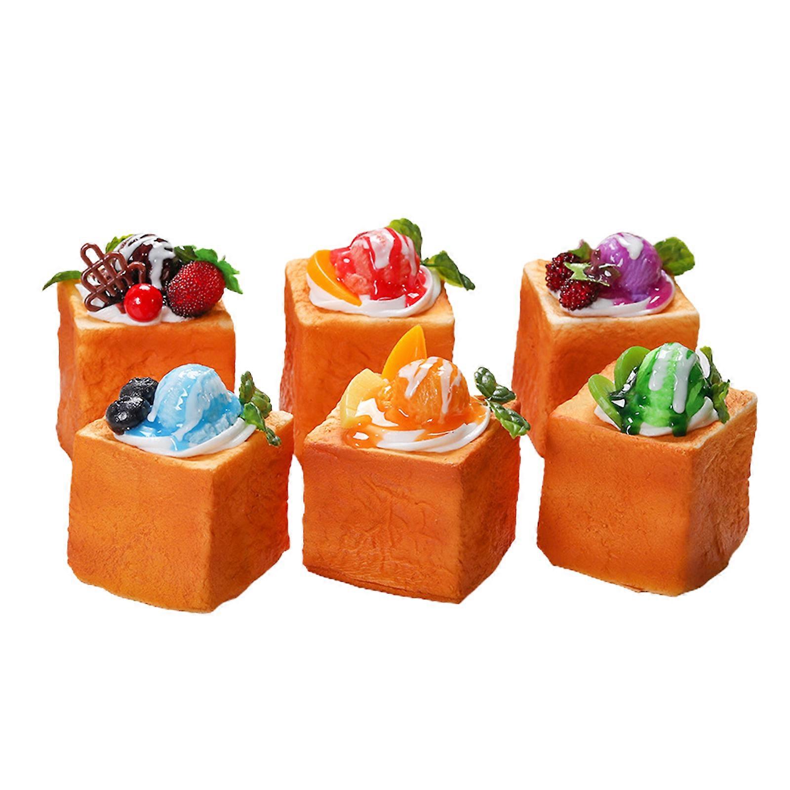 Durable Toast Bread Prop for Café or Bakery Display
