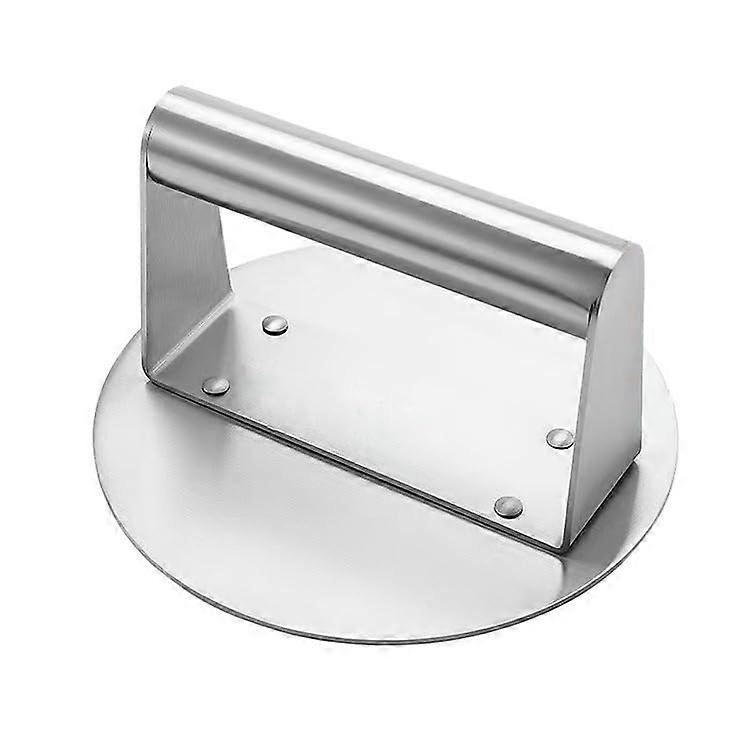 Stainless Steel Smash Burger Press 6.2 Inch for Cast Iron Grill Cooking Bacon, Steak, and Sandwiches