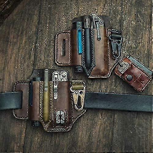 Ledergürtel Schlaufen Taille Multitool Scheide, Edc Pocket Organizer