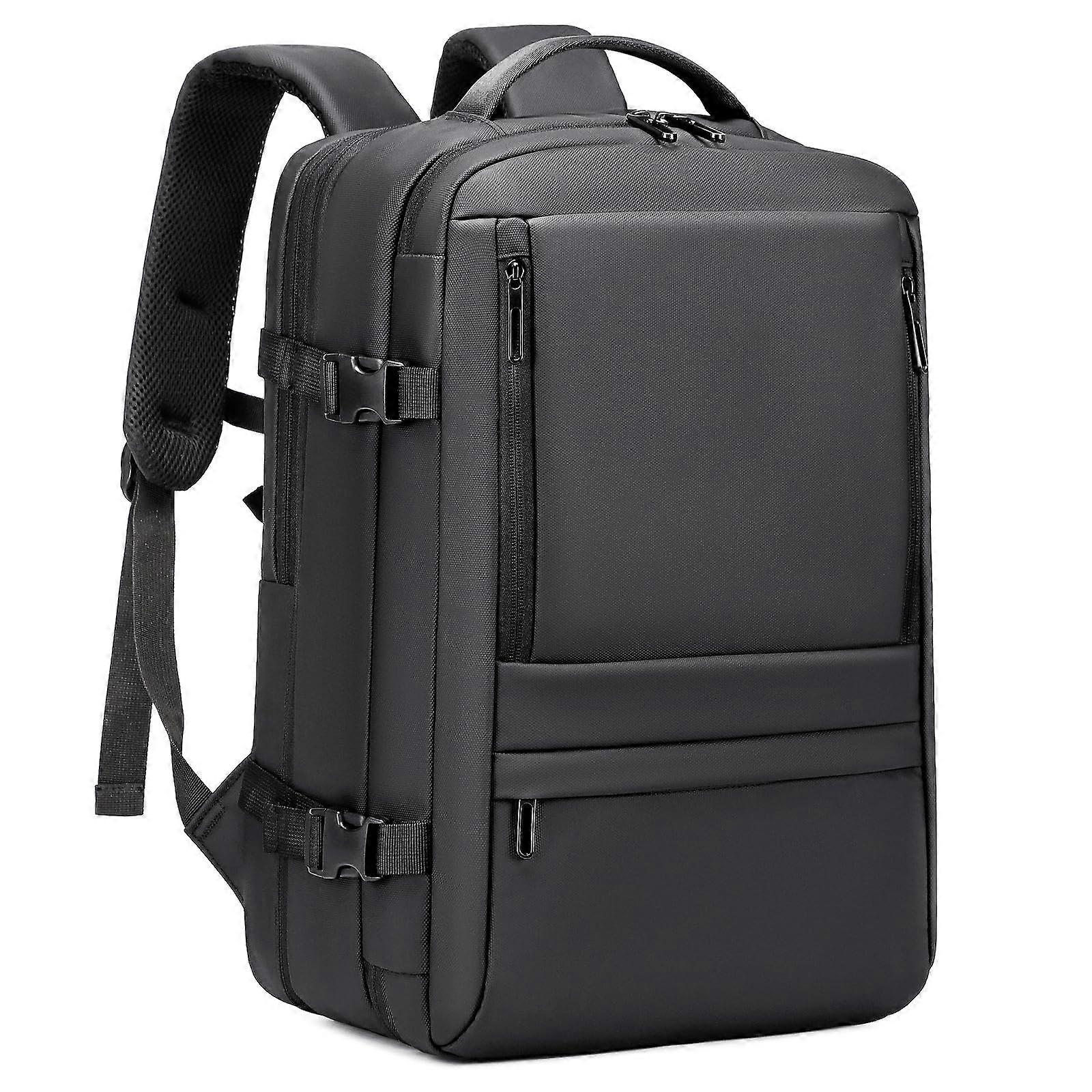 Travel Backpack for Aircraft | 40L Expandable Business Weekender Bag with Multiple Compartments and Durable Material