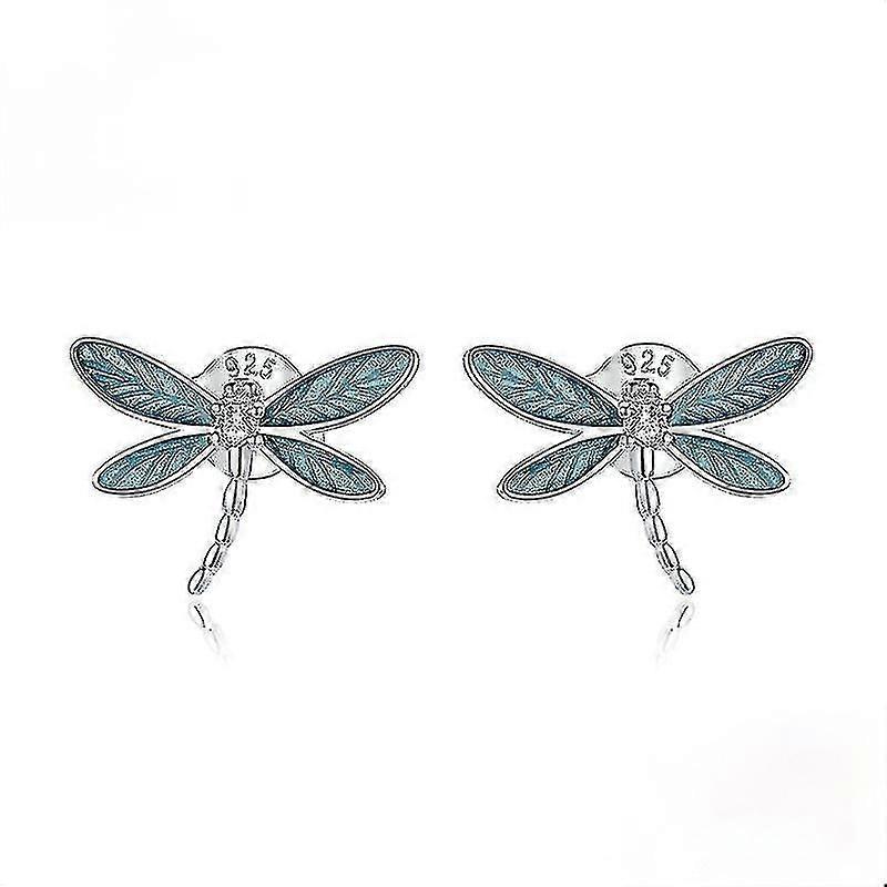 Earrings Sterling Silver Dragonfly Earrings