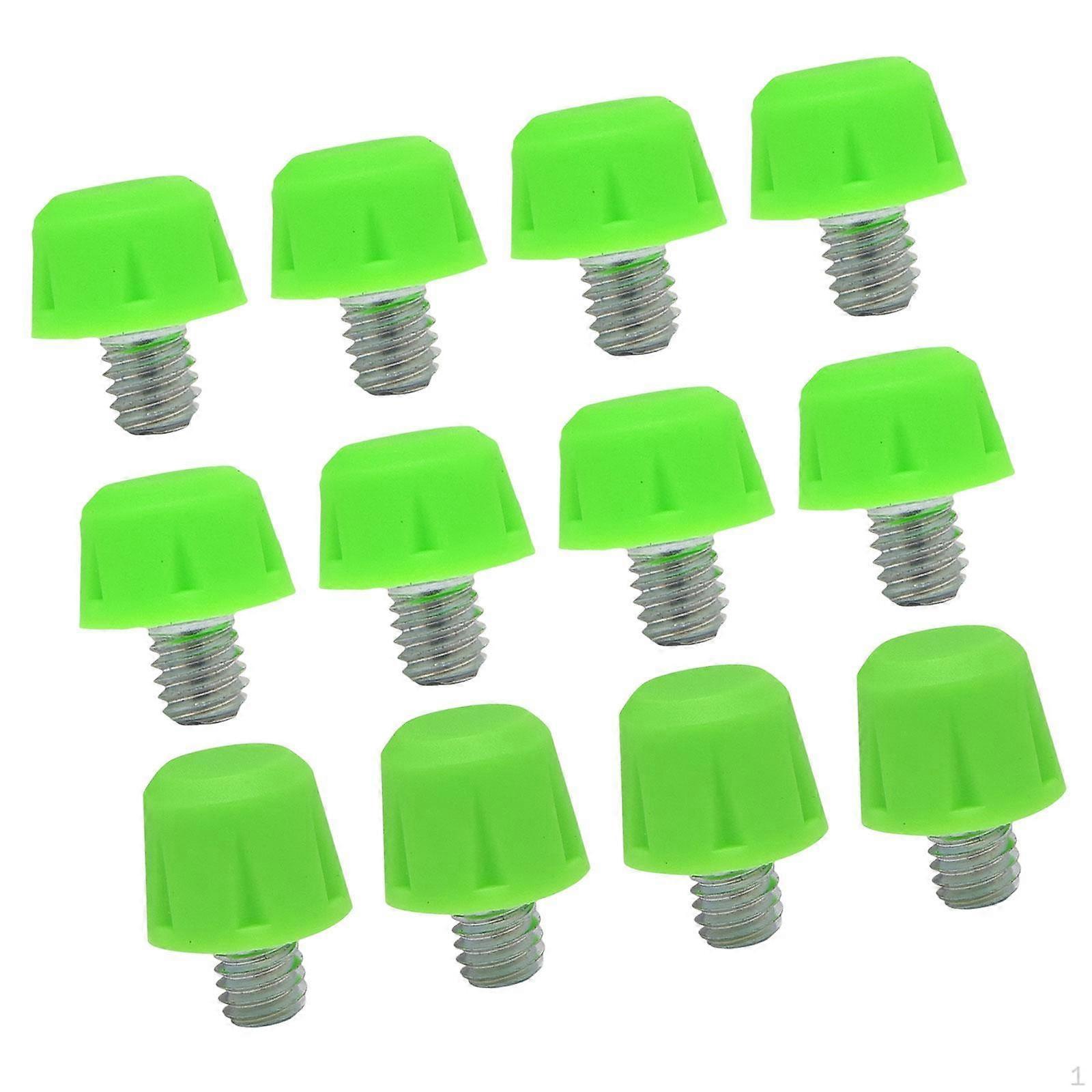 12 Pieces Football Shoe Spikes Rugby Shoes Studs Practical M6 Comfortable Boot Soccer