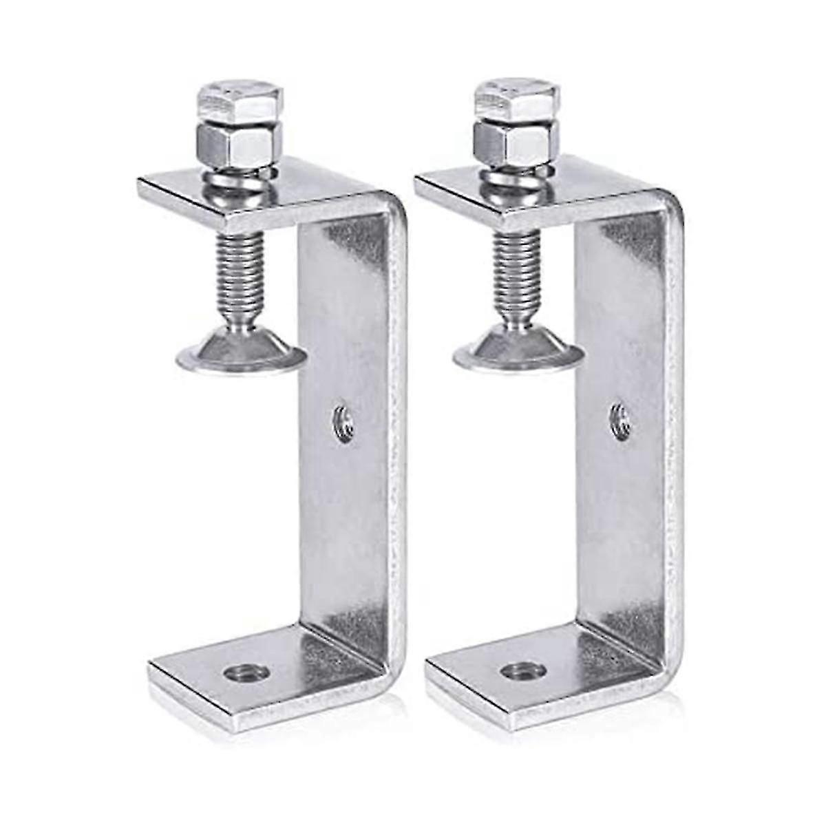 Metal Clamp Heavy Duty Clamp C Clamp Woodworking Clamp With Wide Jaw Openings (100mm), 2pcs