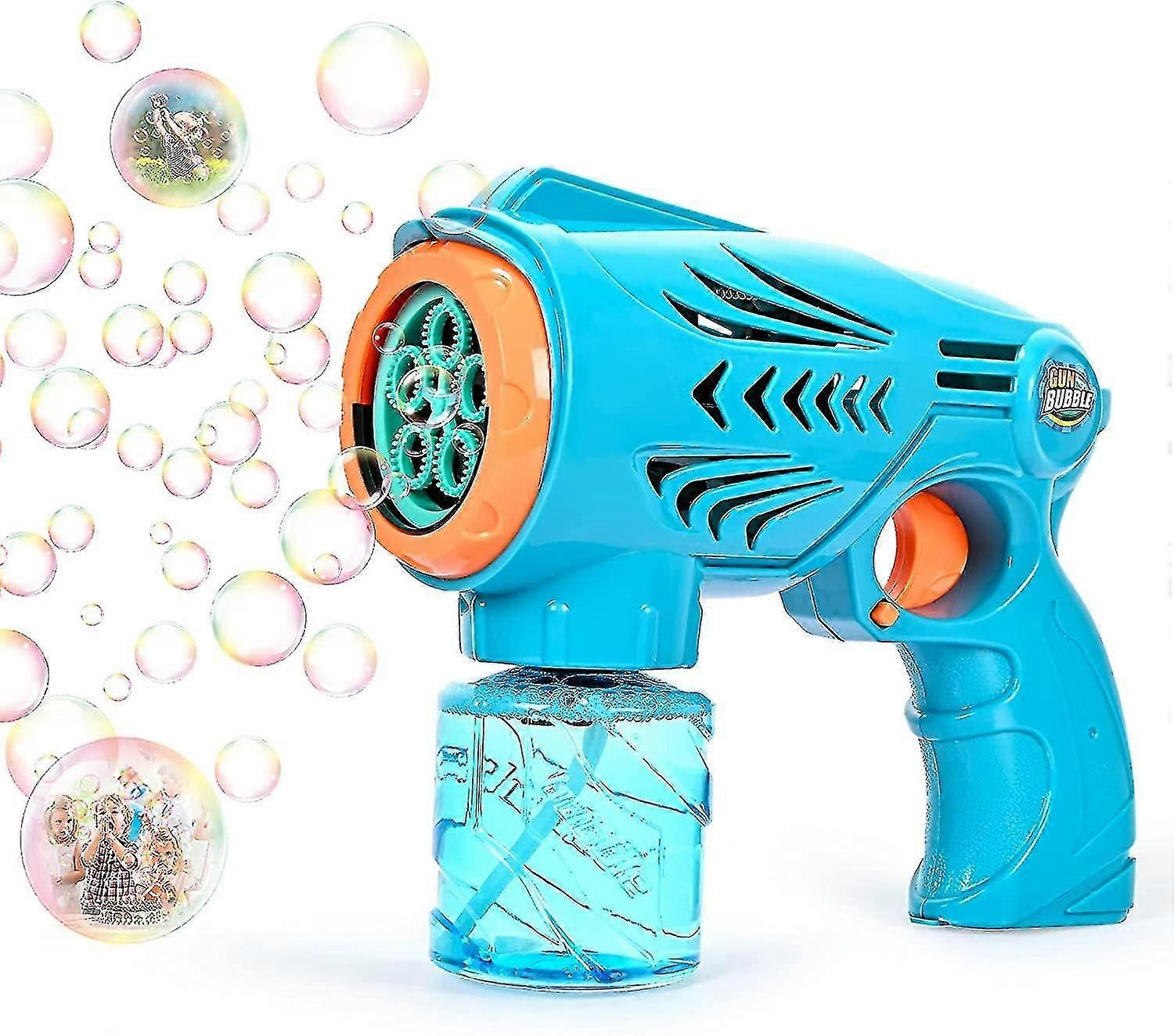 Kids Bubble Machine Bubble Gun Toys For Age 3+ Toddlers Automatic P...