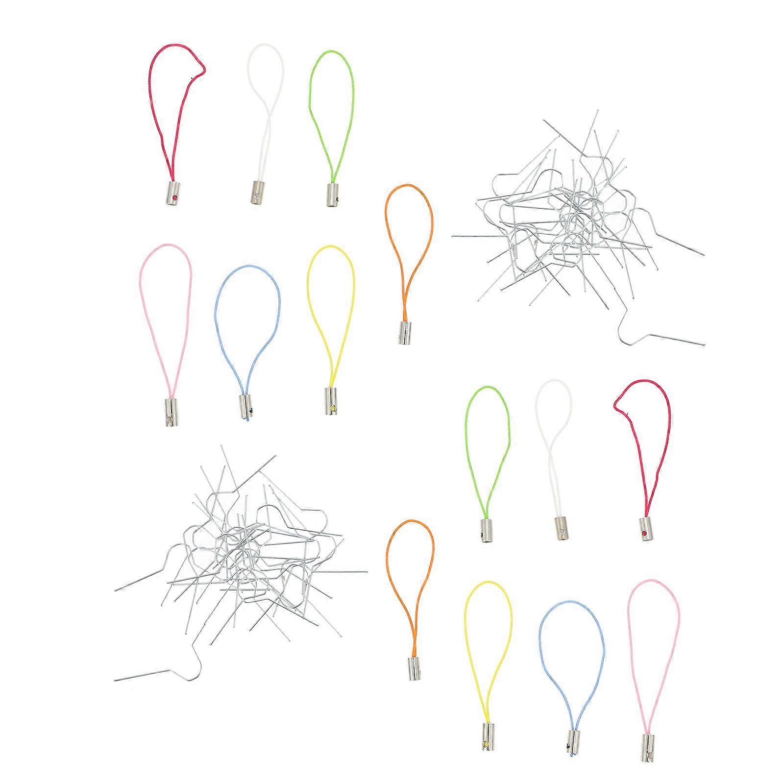 100pcs Easter Eggs Hanging Chain DIY Hanging Chain Pendant Chain with Hooks