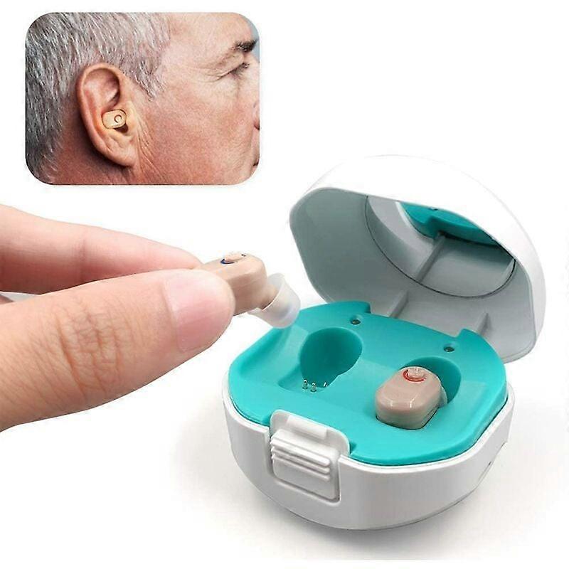 Wireless Charging Smart Hearing Aids Mini CIC Delayed Start-Up
