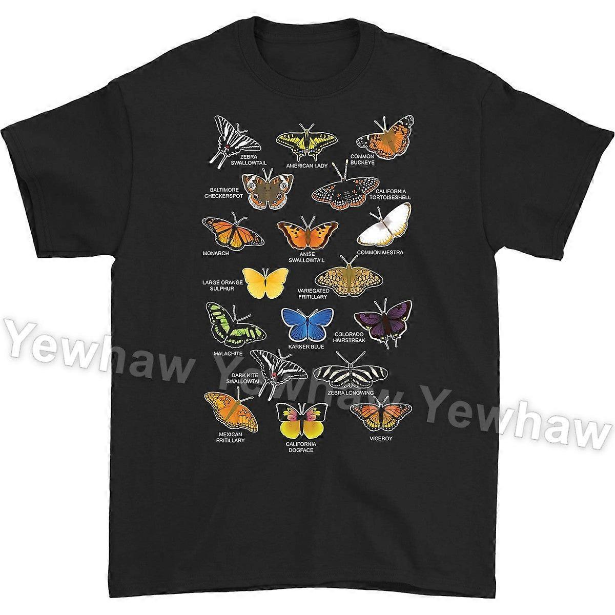 Types Of Butterflies Beautiful Butterfly Lover T-shirt, Lepidopterology Study Unique Botanical Awesome Gifts Shirts