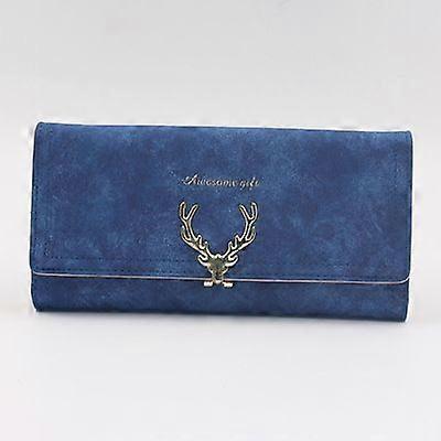 محفظة نسائية جلد ناعم محفظة السيدات فتحات بطاقات متعددة سعة كبيرة سحاب حقيبة مخلب Type1