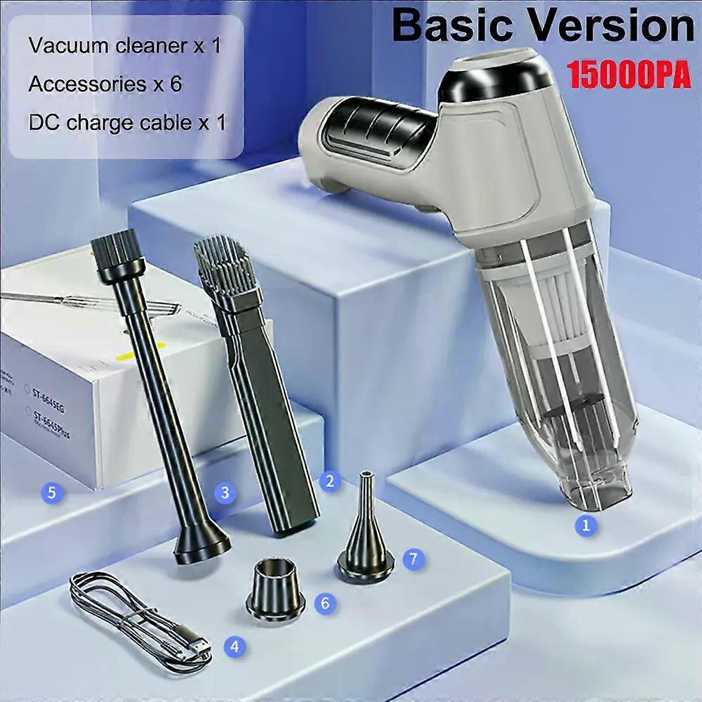 Car Vacuum Cleaner 95000Pa Powerful Suction Wireless Mini Portable Cordless Handheld Vacuum Cleaner For Clean Auto Vehicle Radio