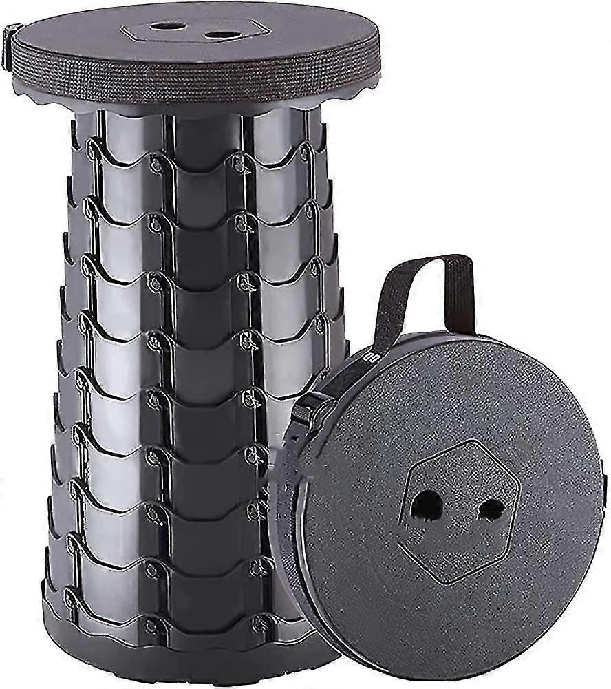 Portable Folding Chair Stool, Adjustable Height Telescopic Stool