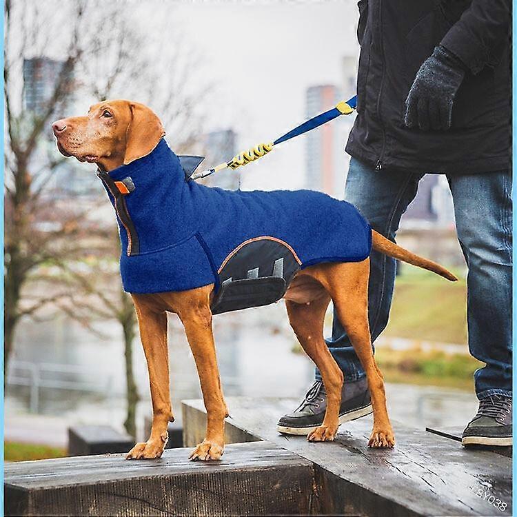 Hundvinterkläder Tjocka fleece Varma hundkläder för kallt väder Utomhus Snöfält Hundjackor för Små Mellanstora Hundar Husdjur