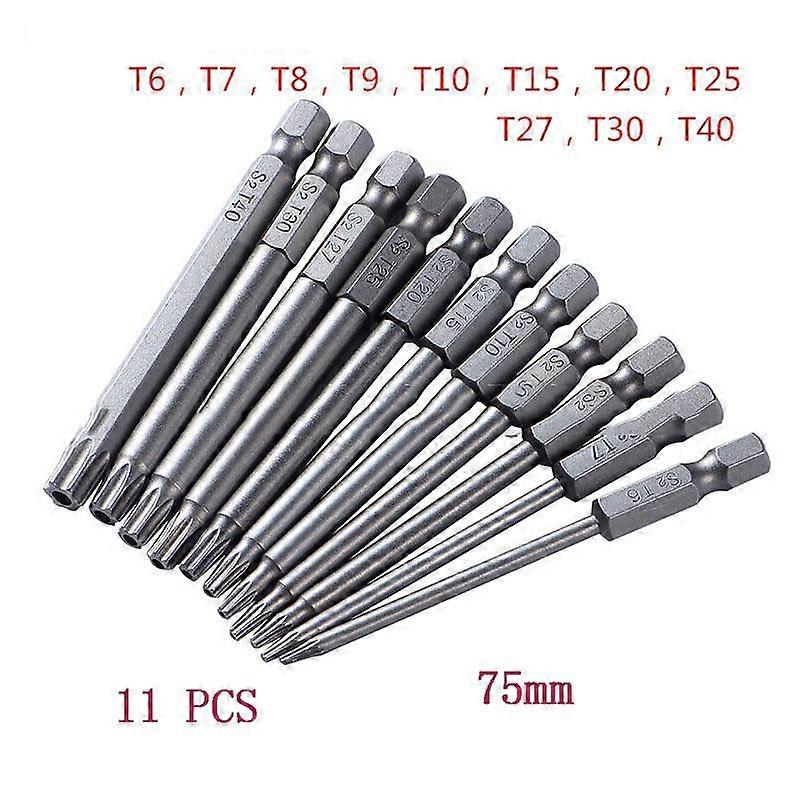 1/4 Hexagonal Handle Hollow Plum Blossom Screwdriver Head with Medium Multifunctional Hole Screwdriver Head