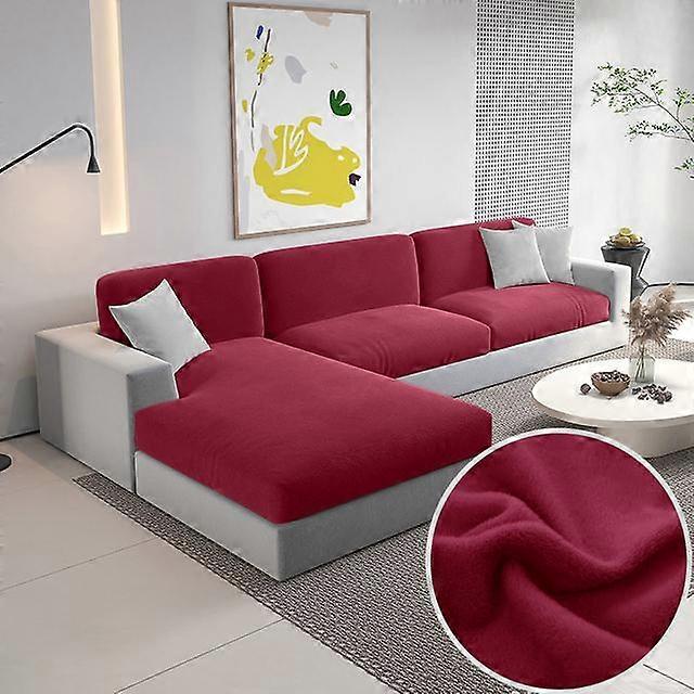 Elastic Sofa Seat Cushion Cover For Furniture Protector Covers Pets Kids Washable Sofa Cushion Case Removable Livingroom