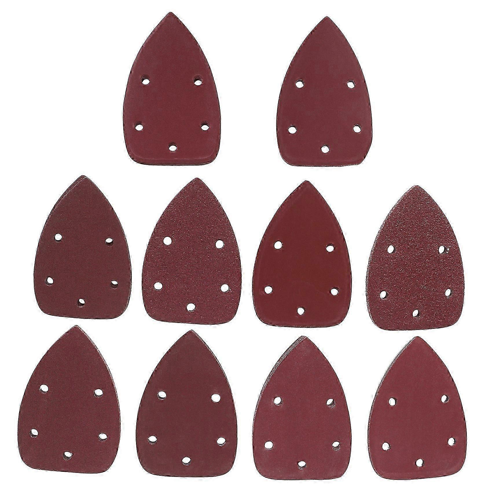 50 Pieces Mouse Detail Sander Sandpaper Sanding Paper Hook and Loop Assorted 40/ 60/ 80/ 100/ 120/ 180/ 240/ 320/ 400/ 800 Grits