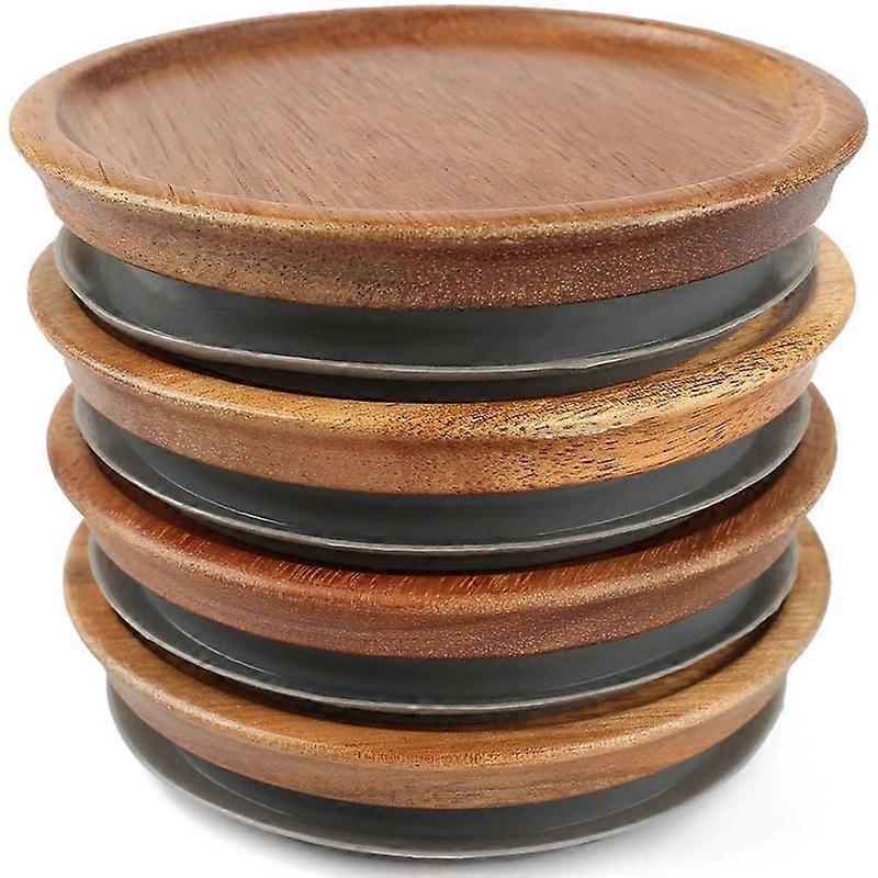 Regular Mouth Jar Lids,Wooden Jar Tops,Canning Lids