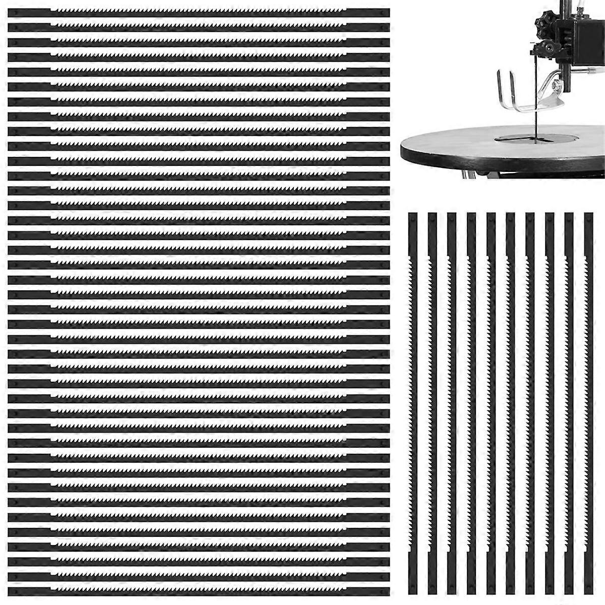 45Pcs 5-Inch Pin End Scroll Saw Blade, 18TPI Scroll Saw Blade Pin End Replacement for 3921/3922 SK5,