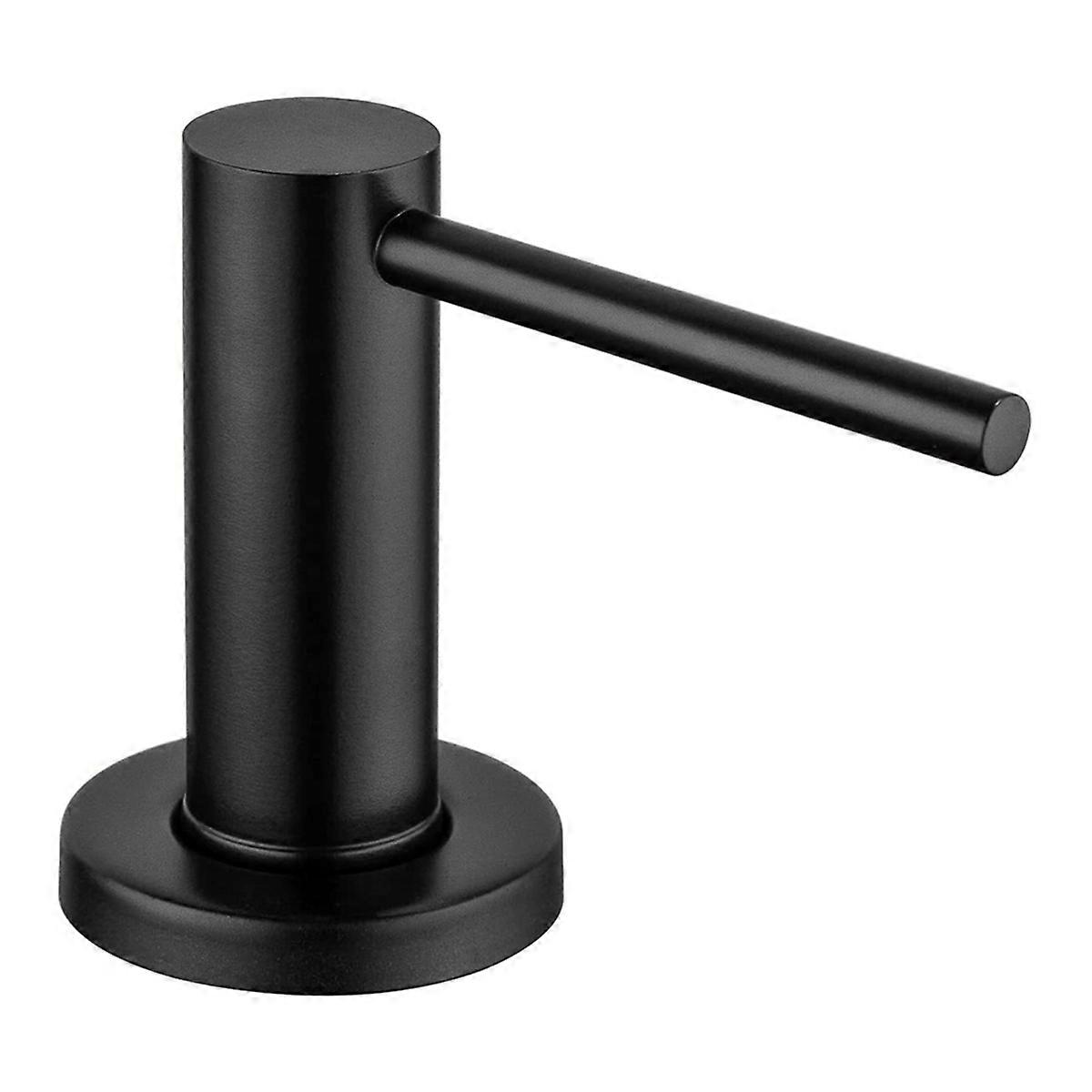 Soap Dispenser for Kitchen Sink Brushed Stainless Steel Countertop Pump Hand Lotion Built in Bottlen