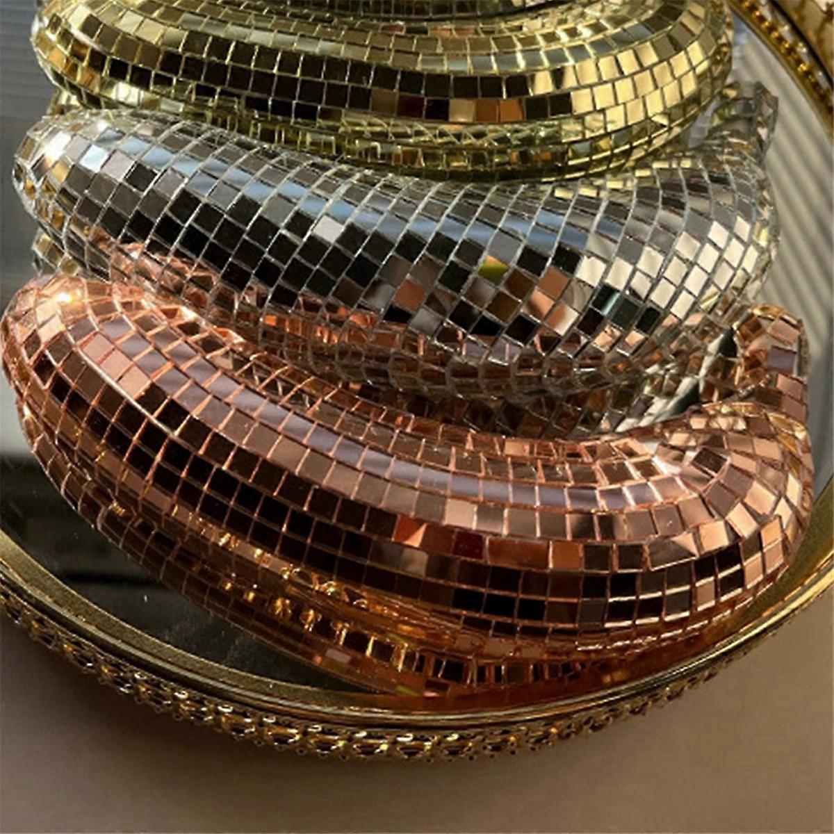 Stage Rotating Disco Fruit Decoration Accessories Rose Gold