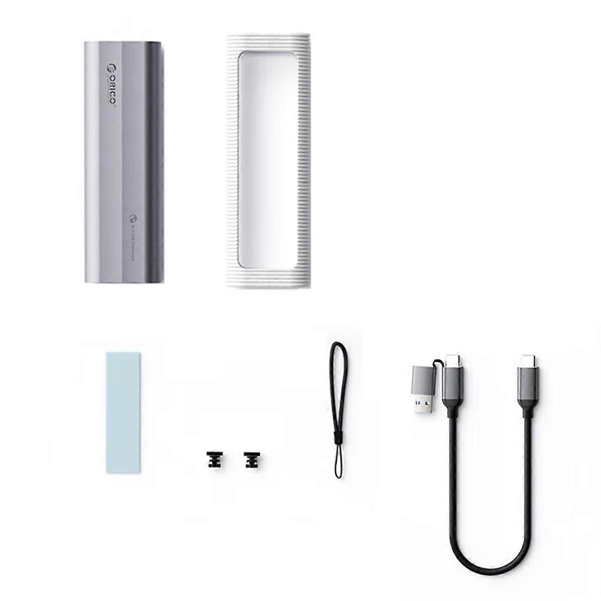  M.2 NVMe SATA SSD Enclosure USB 10Gbps to USB Adapter,B