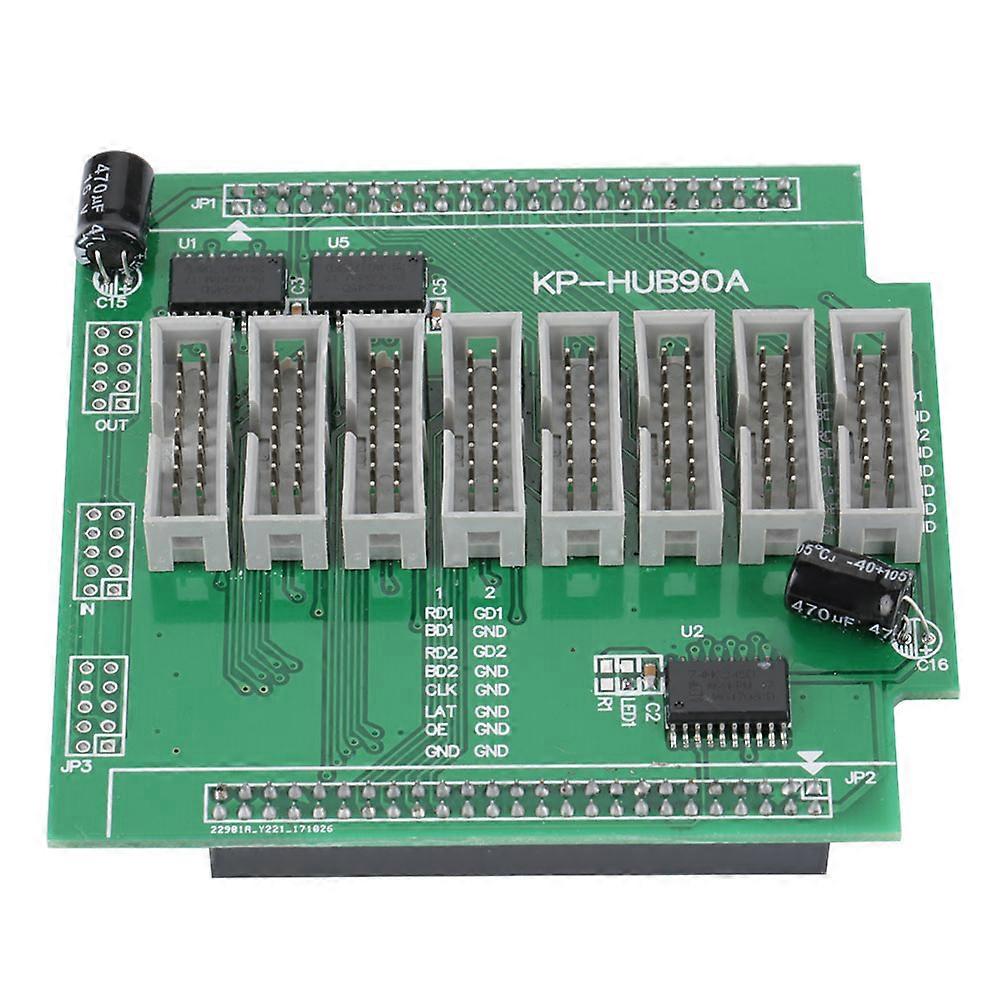 HUB90A LED Adapter Board 8 Output Interface 9.5x9cm 62g