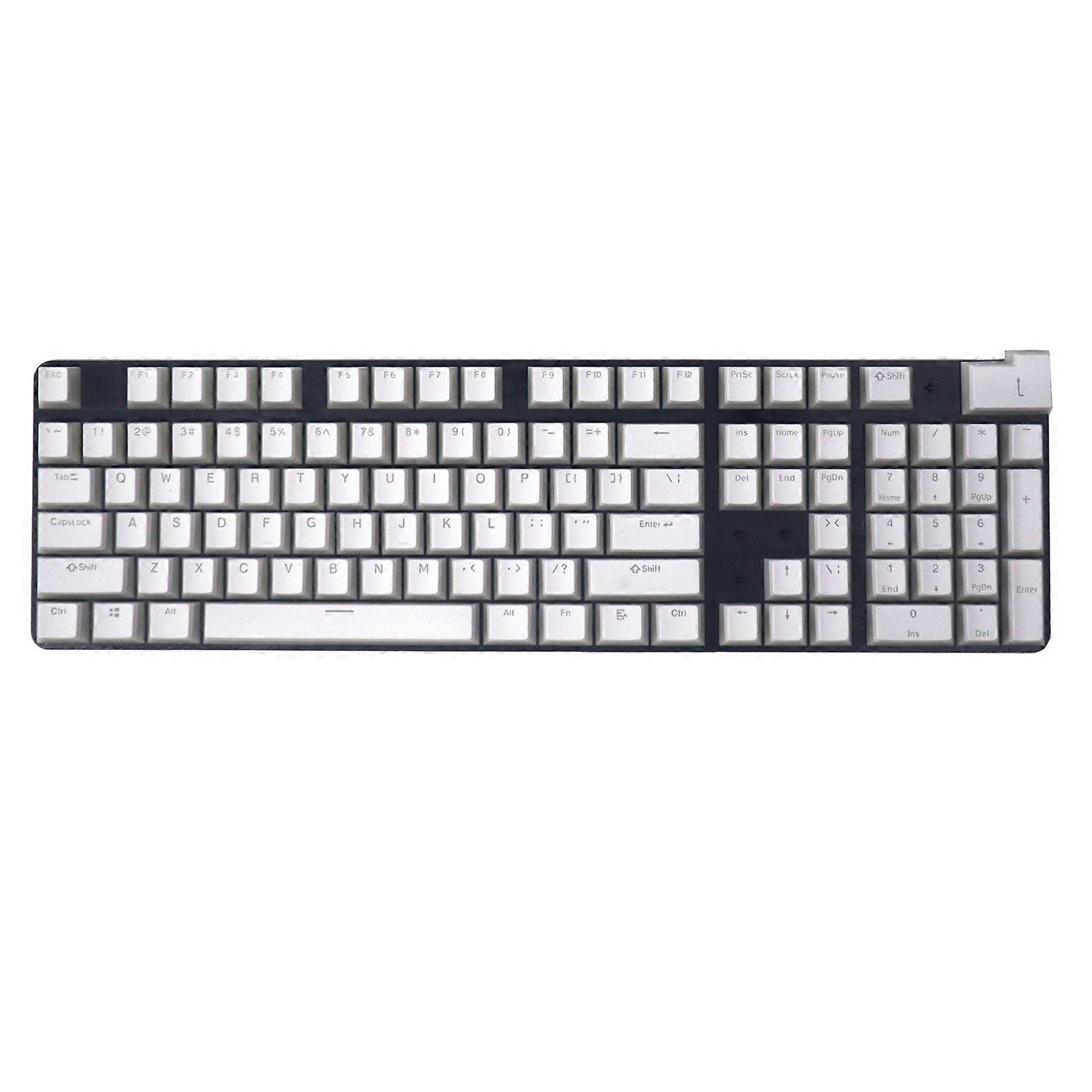 Double Shot ABS/PBT Keycaps 104keys Pudding Bakgrundsbelysta Keycaps OEM för Mx Switch