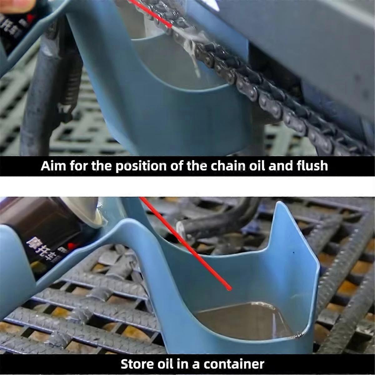 Motorcycle & Bicycle Chain Cleaning Tool Set