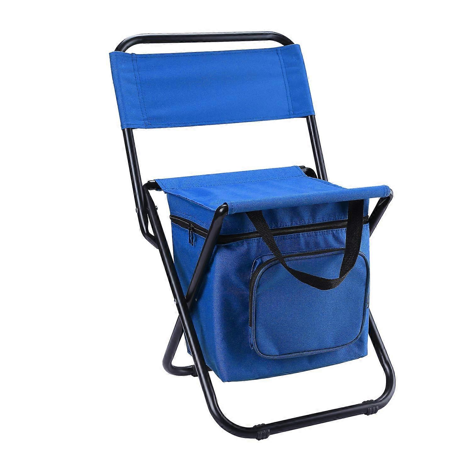 Foldable foldable compact stool, fisherman blue