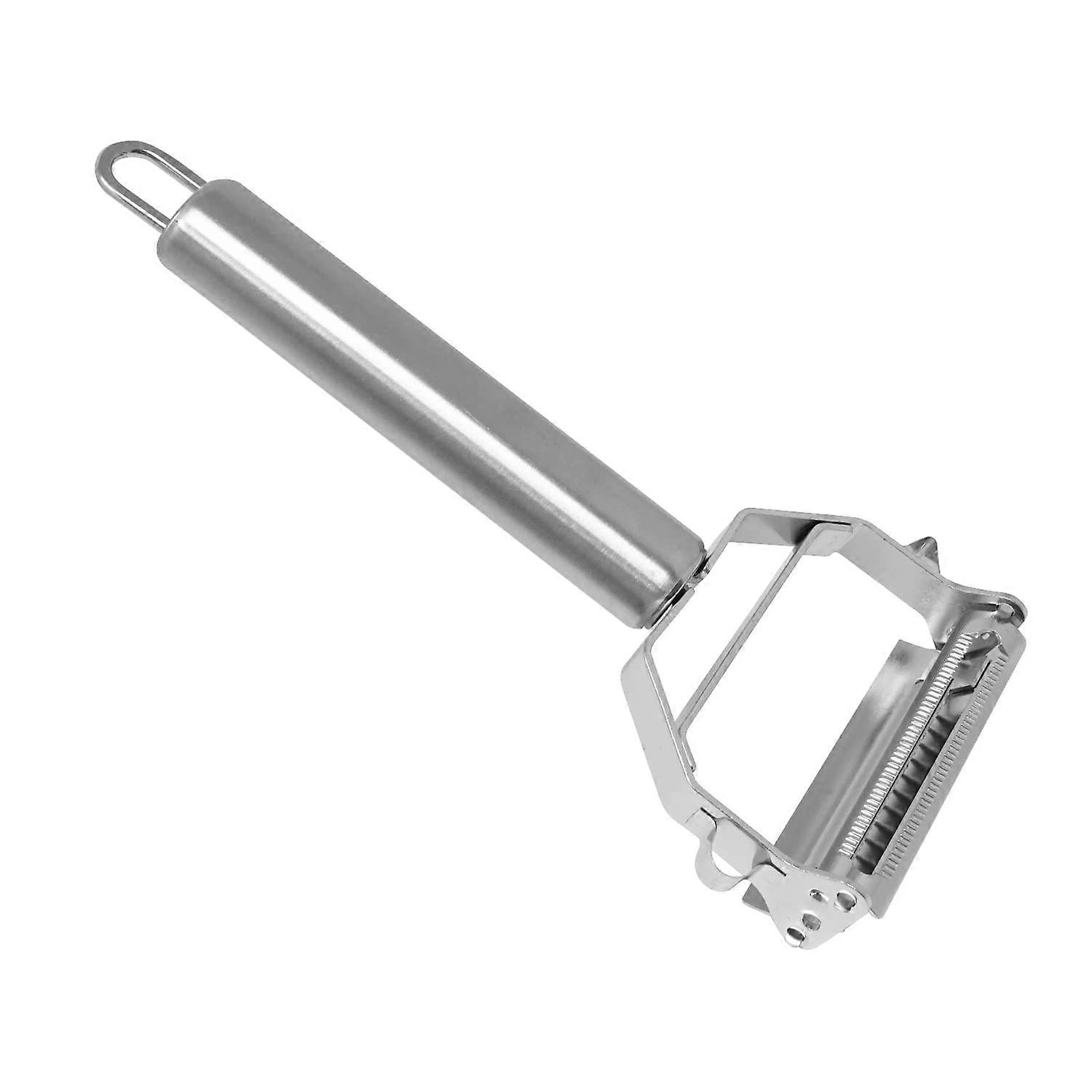 Stainless Steel Double Knife Vegetable and Fruit Julienne Peeler, Cutter, Slicer, Shredder, Scraper Tool