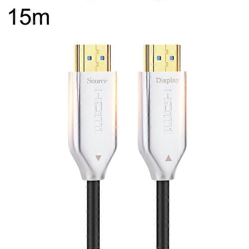 2.0 Version HDMI Fiber Optical Line 4K Ultra High Clear Line Monitor Connecting Cable, Length: 15m