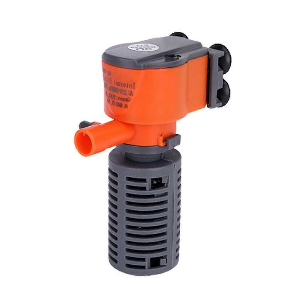 3W/5W 3-in-1 Mini Filter Aquarium Fish Sponge Filter Oxygen Supply Quiet Air Pump Filter for All Small Fish Tank (Color: 3W)