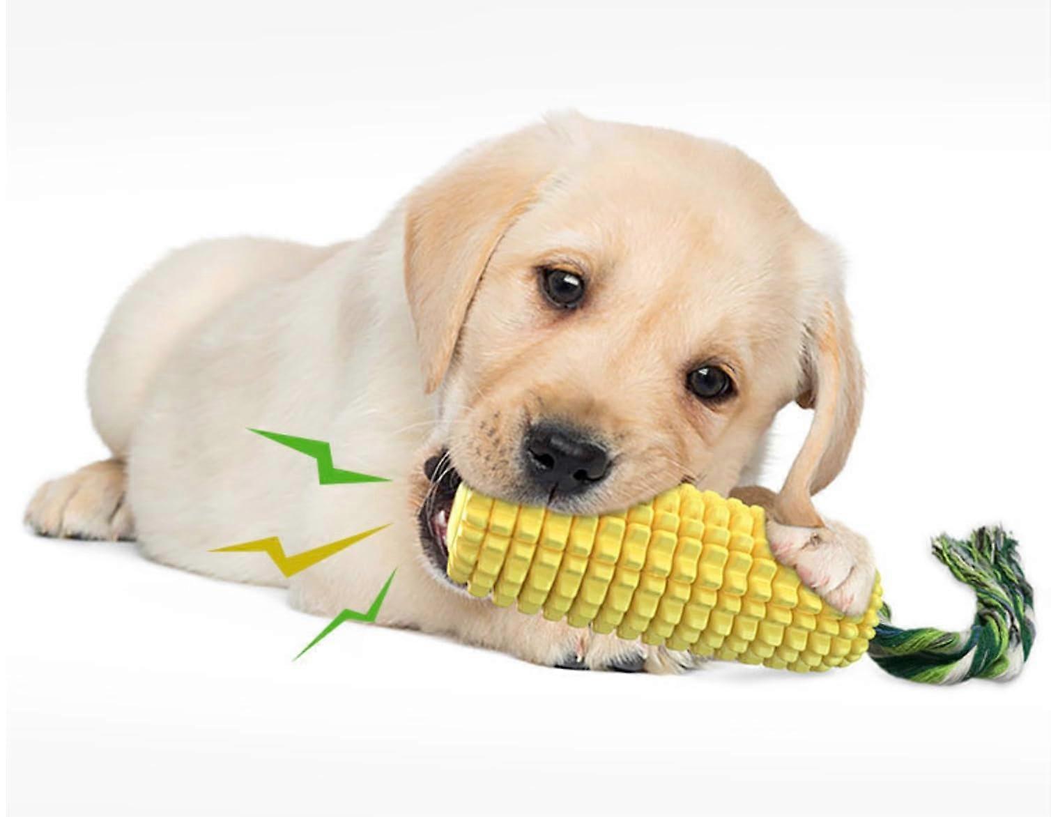 Interactive Corn Dog Chew Toy for Aggressive Chewers, Durable Dental Health and Mental Stimulation Toy, 10 Inch Size