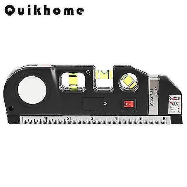 Laser Level Vertikal Horizontal 2 Linien Laser Lineal Maß Band Aligner Bubbles Lineal Schwarz Horizontal Lineal Balance Lineal