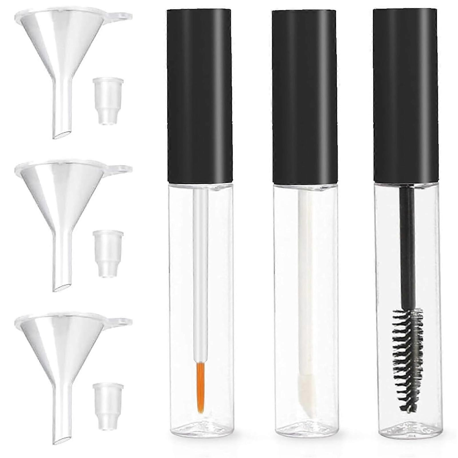 Refillable Mascara  Lip Gloss Tubes Multi-Functional Cosmetic Container Travel