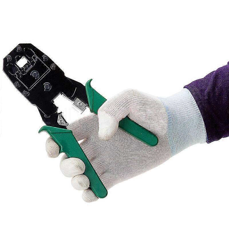 Multi Tool RJ45 RJ12 RJ11 Wire Cable Crimper Crimp PC Network Hand Tools(Green)