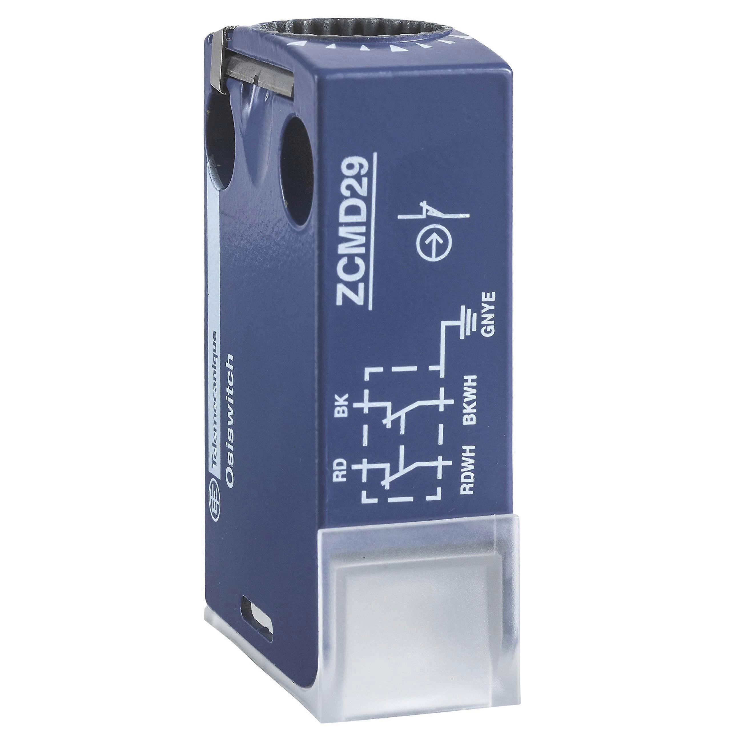 ZCMD21M12 Metal Limit Switch Body for ZCE Series Actuator Head, Integrated M12 4Pin Connector, 2Pole C/O Snap Action Contacts