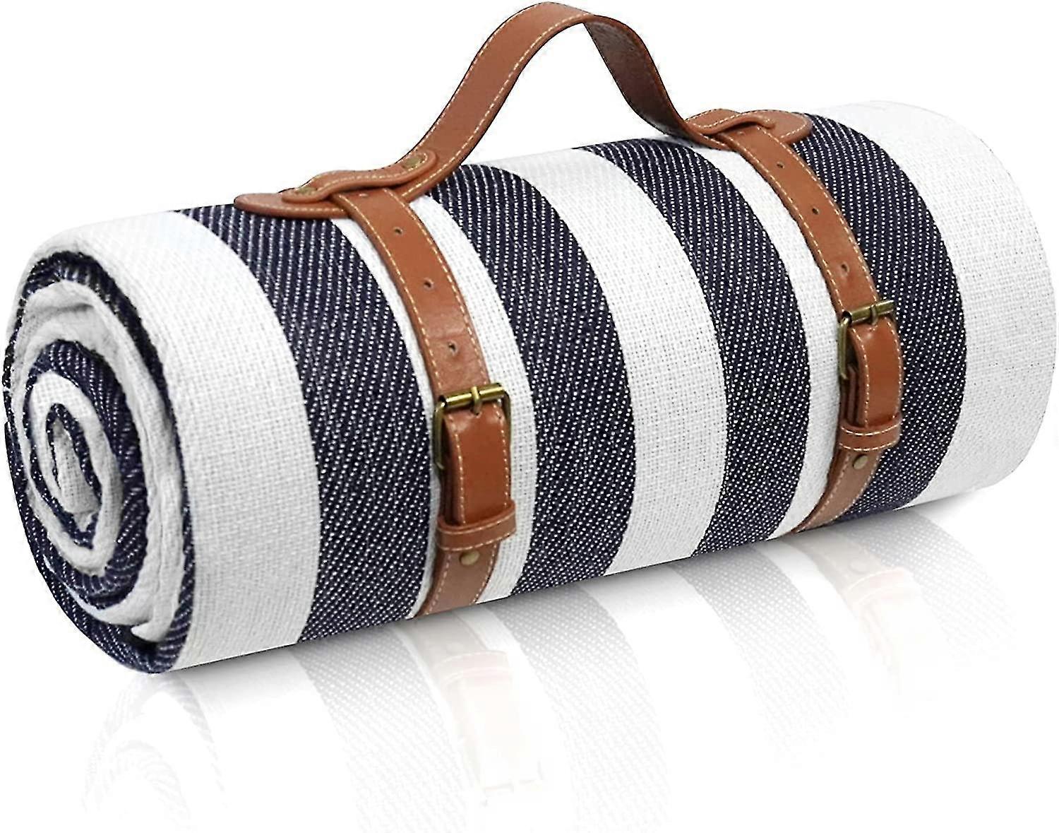 بطانية نزهة كبيرة جدا 80x 80 بطانية شاطئ مقاومة للماء وقابلة للطي