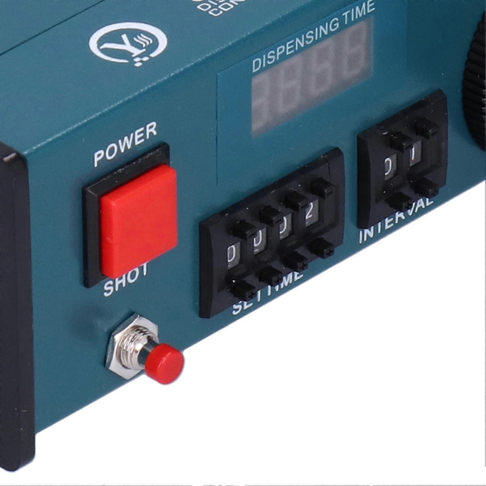 Semi-automatic glue dispenser aluminum alloy timer control equipment with digital display