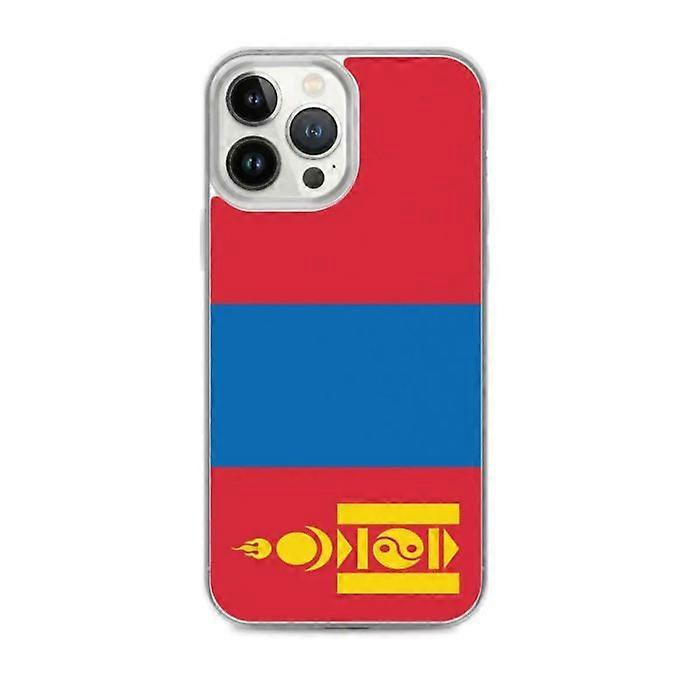iPhone Case - Mongolia Flag - iPhone 13 Pro Max - Flexible - Multicolor - Vertical