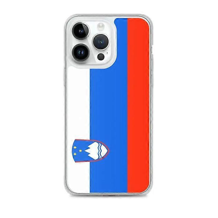 Phone Case - PIXELFORMA - iPhone 14 Pro Max - Slovenia Flag - Soft - Transparent