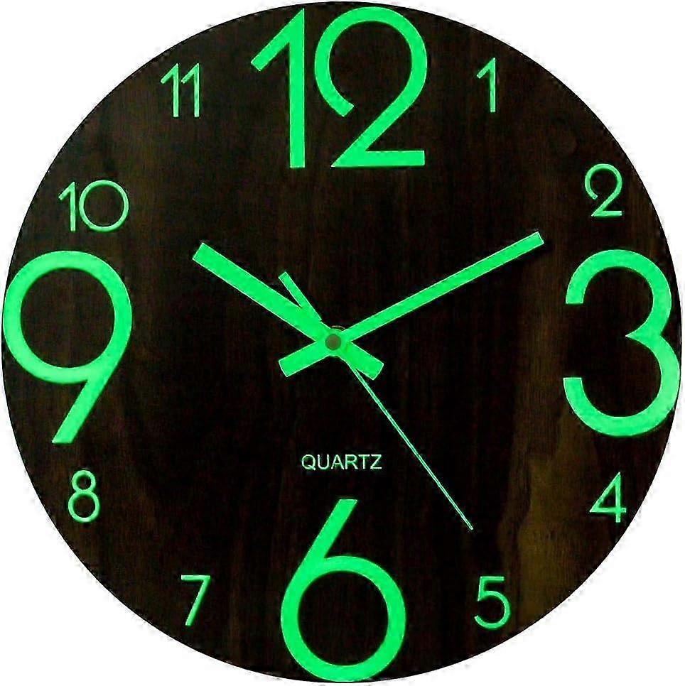 modern decorative silent wall clock, large dial with 30cm