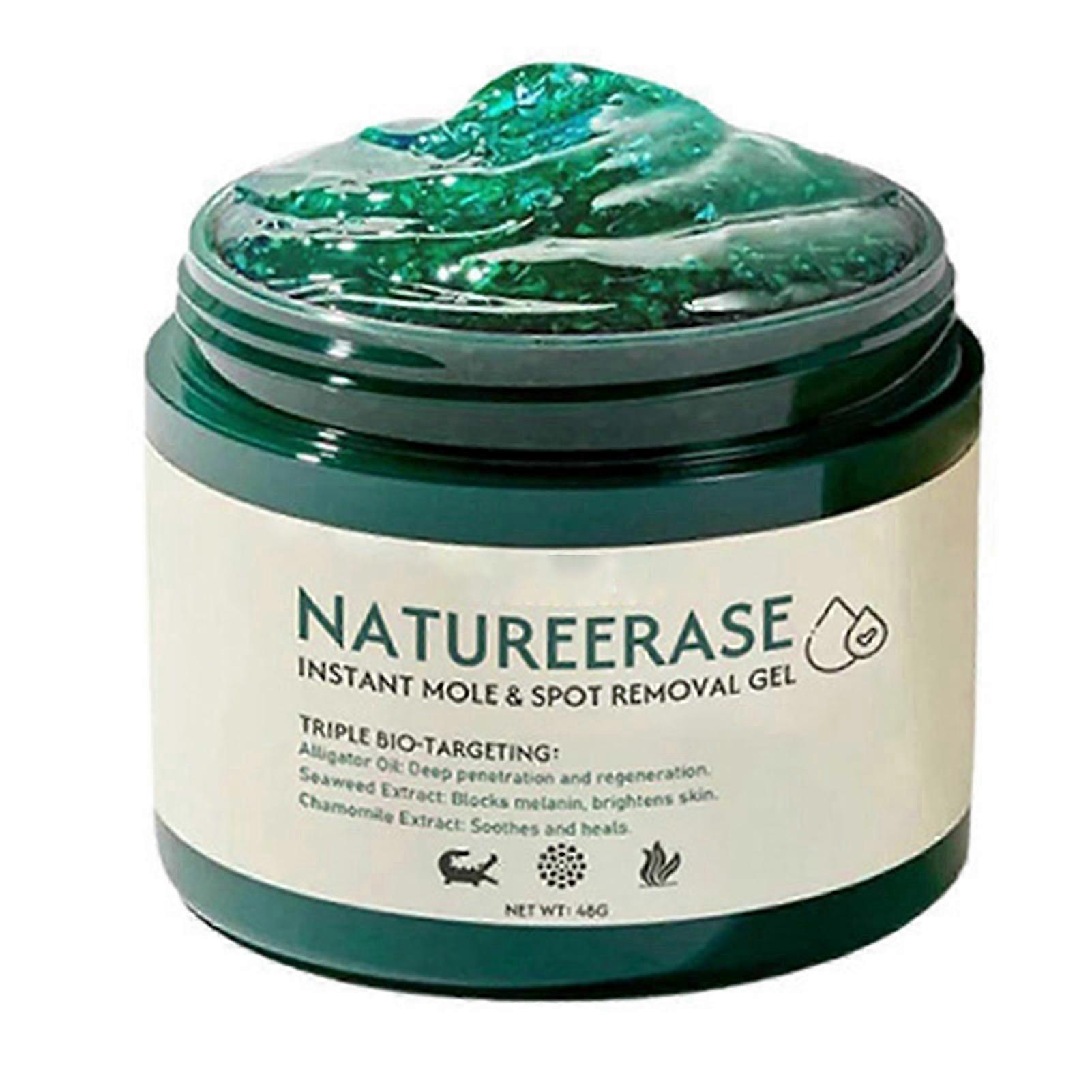 Natureerase Instants קרם להסרת כתמי שומה Ge טבעי עמיד לאורך זמן קרם משקם לשימוש יומיומי