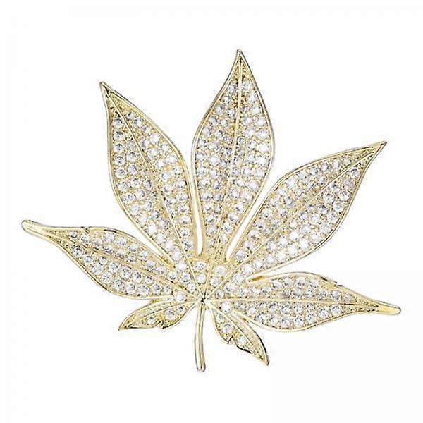 Stylish Maple Leaf Lapel Pin for Cold Weather Outfits